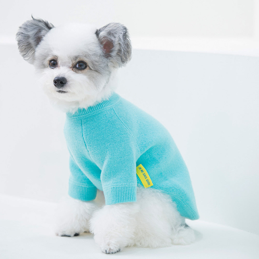 Hochwertiger weicher gestrickter Hundepullover für kleine Hunde – Kuschelige Welpenkleidung, süßer warmer Pullover für Chihuahua, Pomeranian & Malteser
