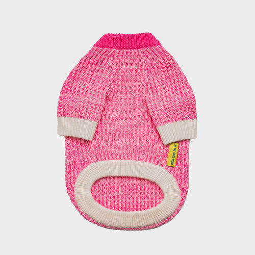 Marled Knit Dog Sweater – Soft Ribbed Pet Pullover for Small Dogs | Chihuahua, Pomeranian & Maltese