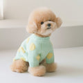 Polka Dot Jacquard Knit Dog Sweater – Cozy Pet Pullover for Small Dogs | Chihuahua, Pomeranian & Maltese