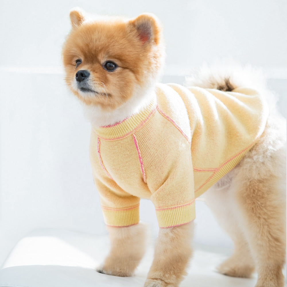 Hochwertiger weicher gestrickter Hundepullover für kleine Hunde – Kuschelige Welpenkleidung, süßer warmer Pullover für Chihuahua, Pomeranian & Malteser