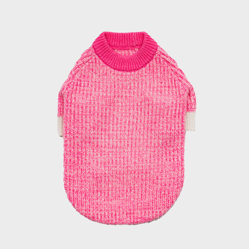 Marled Knit Dog Sweater – Soft Ribbed Pet Pullover for Small Dogs | Chihuahua, Pomeranian & Maltese
