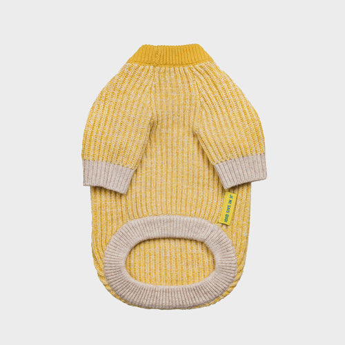 Marled Knit Dog Sweater – Soft Ribbed Pet Pullover for Small Dogs | Chihuahua, Pomeranian & Maltese