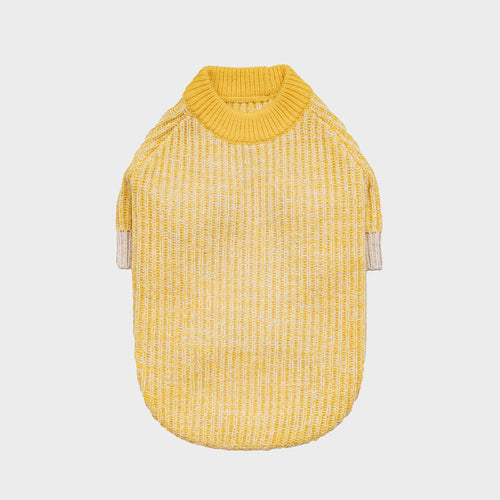 Marled Knit Dog Sweater – Soft Ribbed Pet Pullover for Small Dogs | Chihuahua, Pomeranian & Maltese